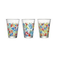KINDERGLÄSER Dino bunt 200 ml 3er Set - Multicolor, Glas (0.2L) - Ritzenhoff Breker