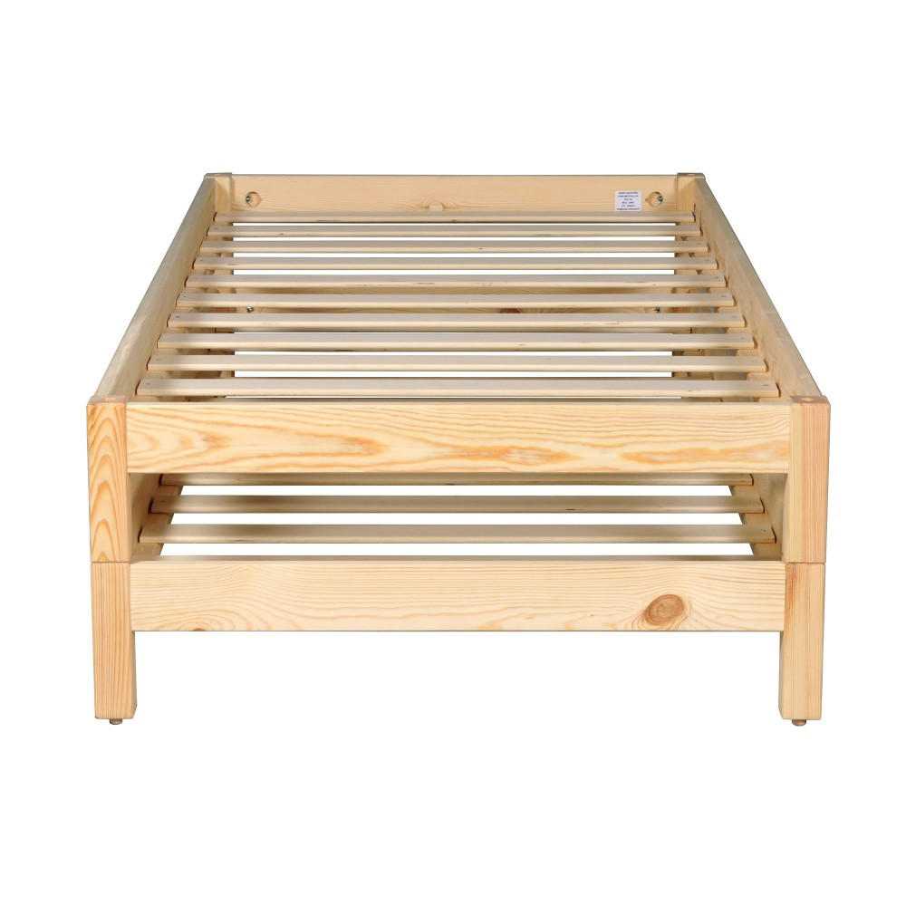 STAPELBETT JONAS mit Lattenroste / 2x Betten 90x190 - Naturholtz - Fichtefarben, Holz/Holzwerkstoff (90/190cm) - Weber Industries