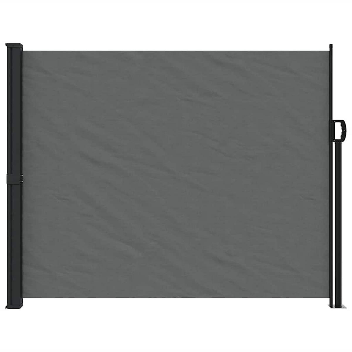 SEITENMARKISE Ausziehbar Anthrazit 160/600 Cm - Anthrazit, Textil (160/600cm) - vidaXL