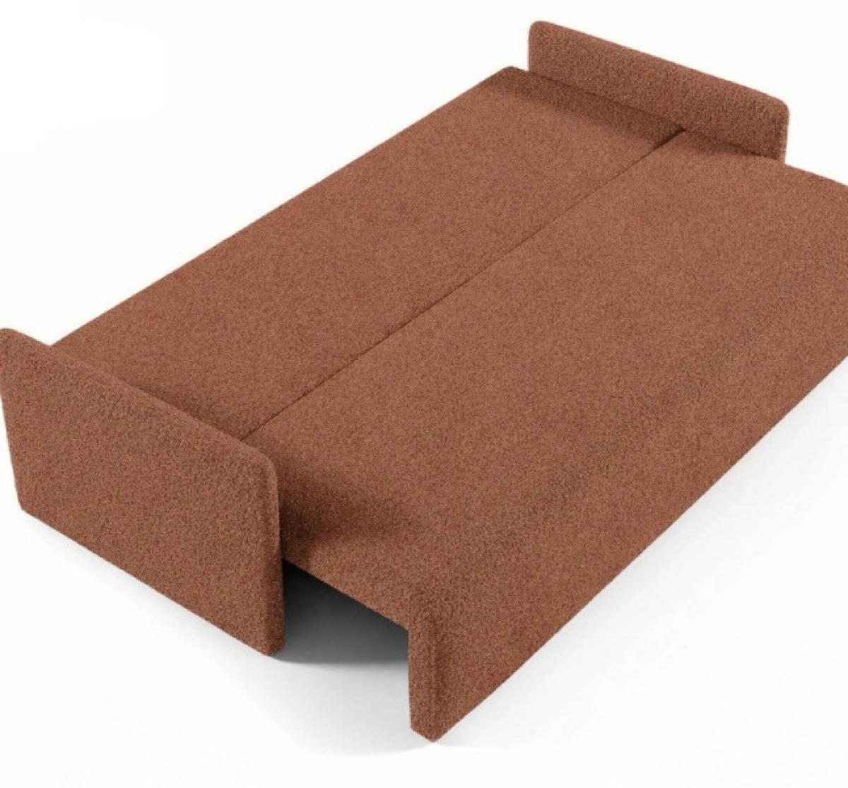 SOFA Ceglasty SISI Mit Schlaffunktion - Orange, Textil (207/90/87cm) - Sepro Meble