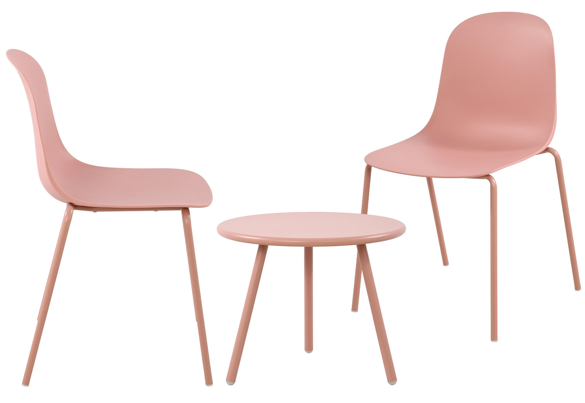 GARTENSITZGRUPPE Kunststoff Pink - Pink, Kunststoff - CLP