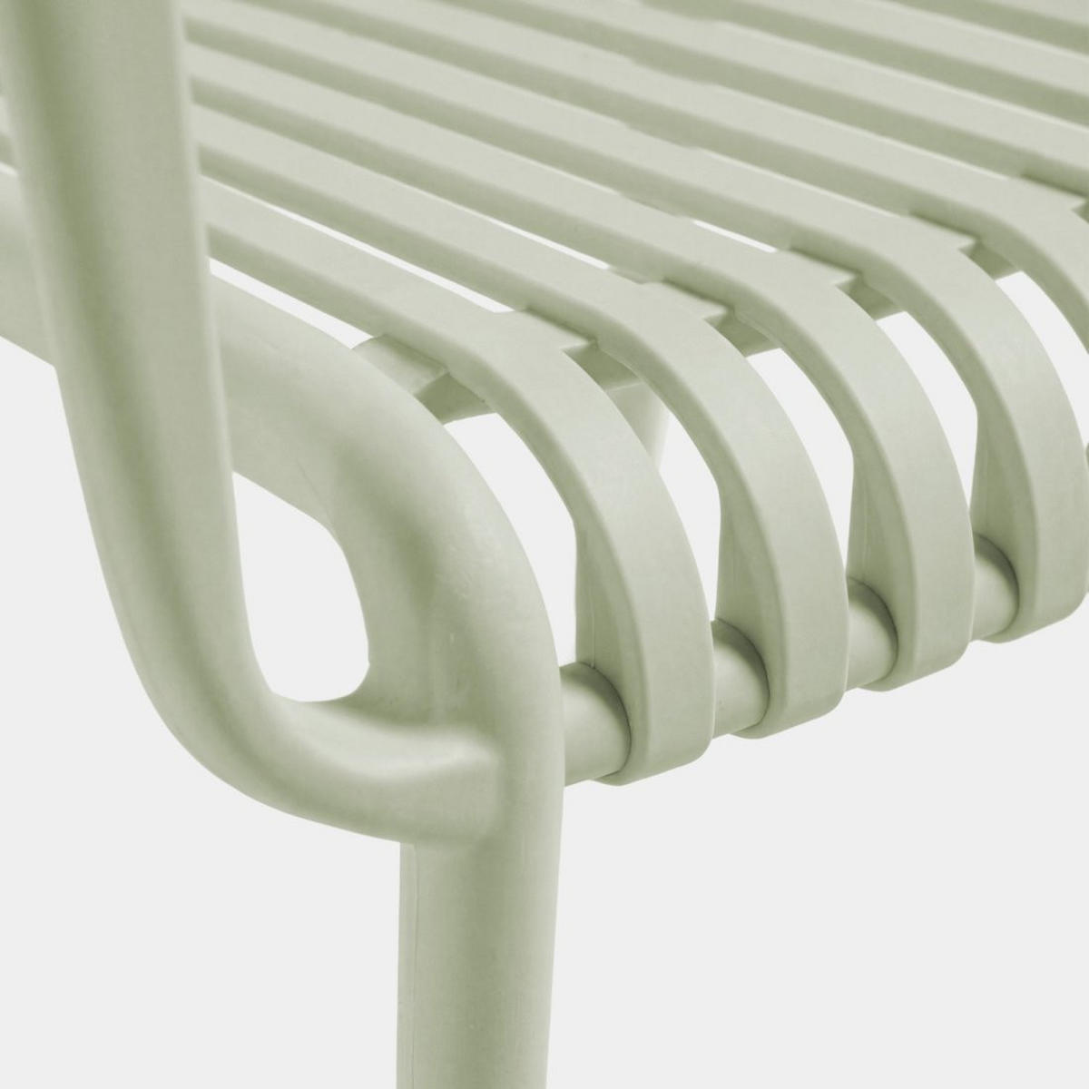 STUHL FÜR DRAUSSEN Ollie Grün 57 cm x 80 cm - Grün, Kunststoff (57/80/61cm) - Klast Home
