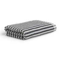 HANDTUCH BLISS - Silberfarben/Schwarz, Textil (50/100cm) - MÖVE