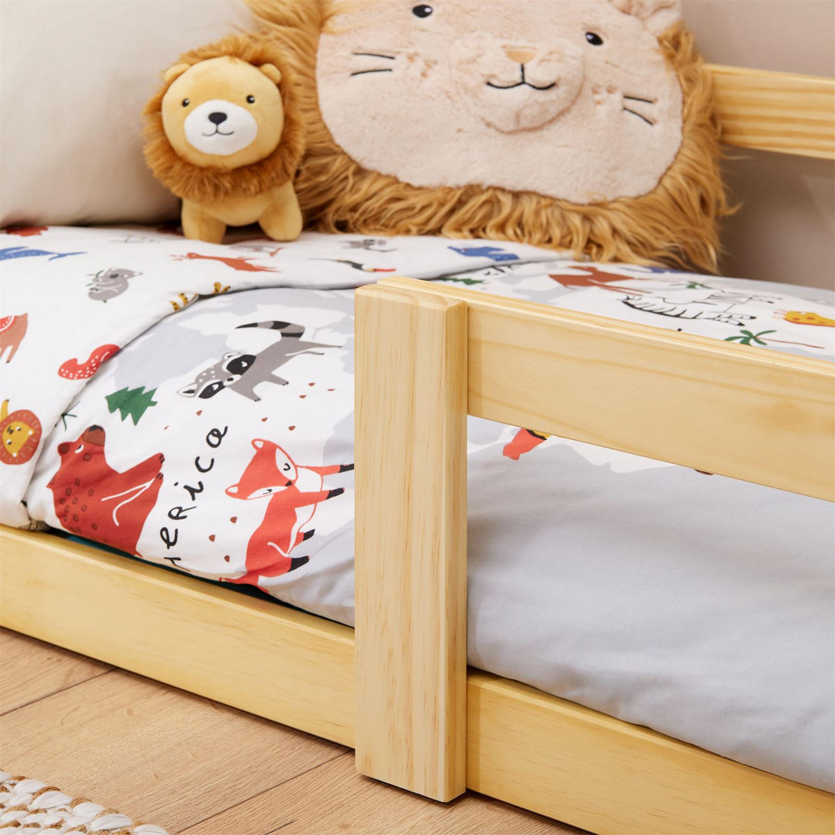 HAUSBETT LUSIA 80X160 CM - Naturfarben, Holz (85/125/164cm) - IDIMEX