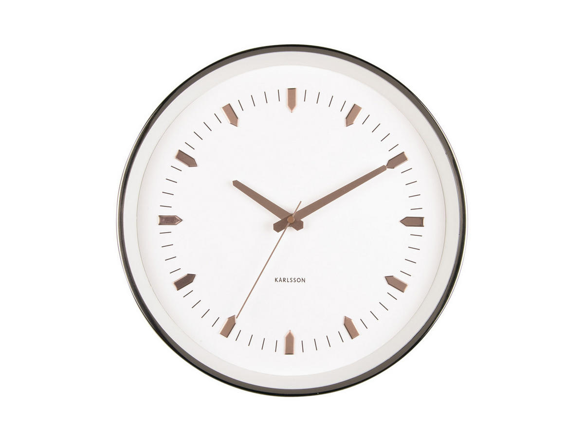 WANDUHR Arrow Batons Gun metal Ø35 cm - Braun, Metall (35/35/4.5cm) - Karlsson