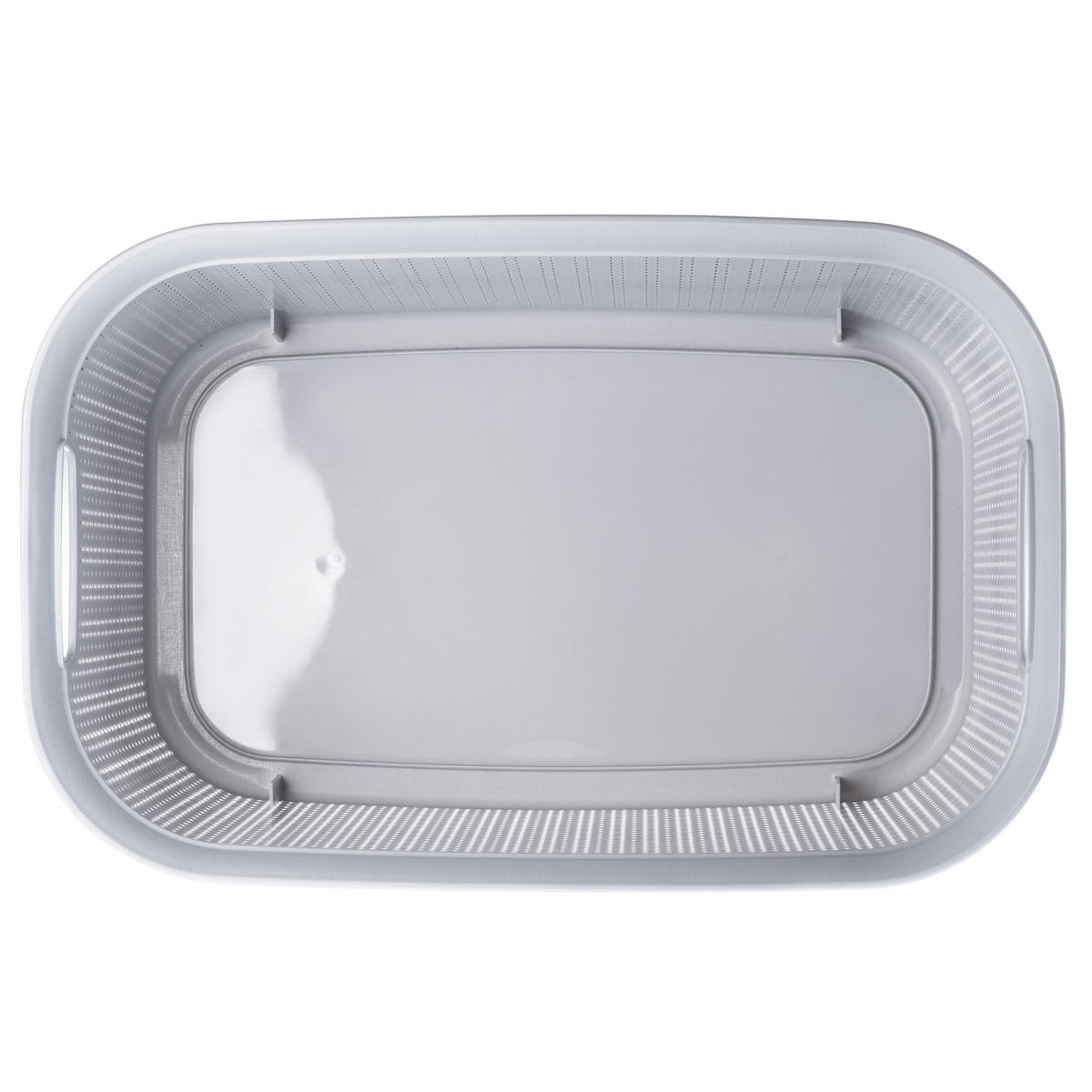 KADAX Wäschekorb, Wäschebehälter, 27L - Hellgrau, Kunststoff (50.5/33/22.5cm) - KADAX