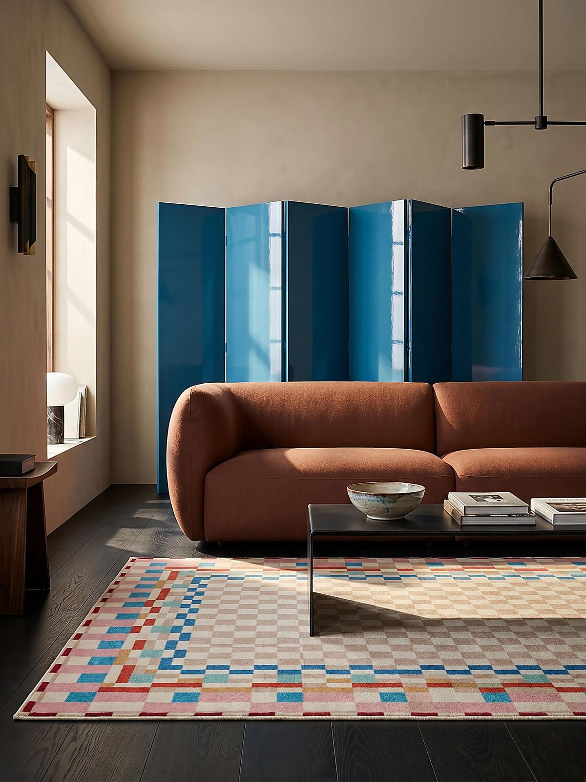 WOLLTEPPICH DAHLIA, geometrisch, Bunt, 140 x 200 cm - Multicolor, Textil (140/200cm) - KADIMA DESIGN