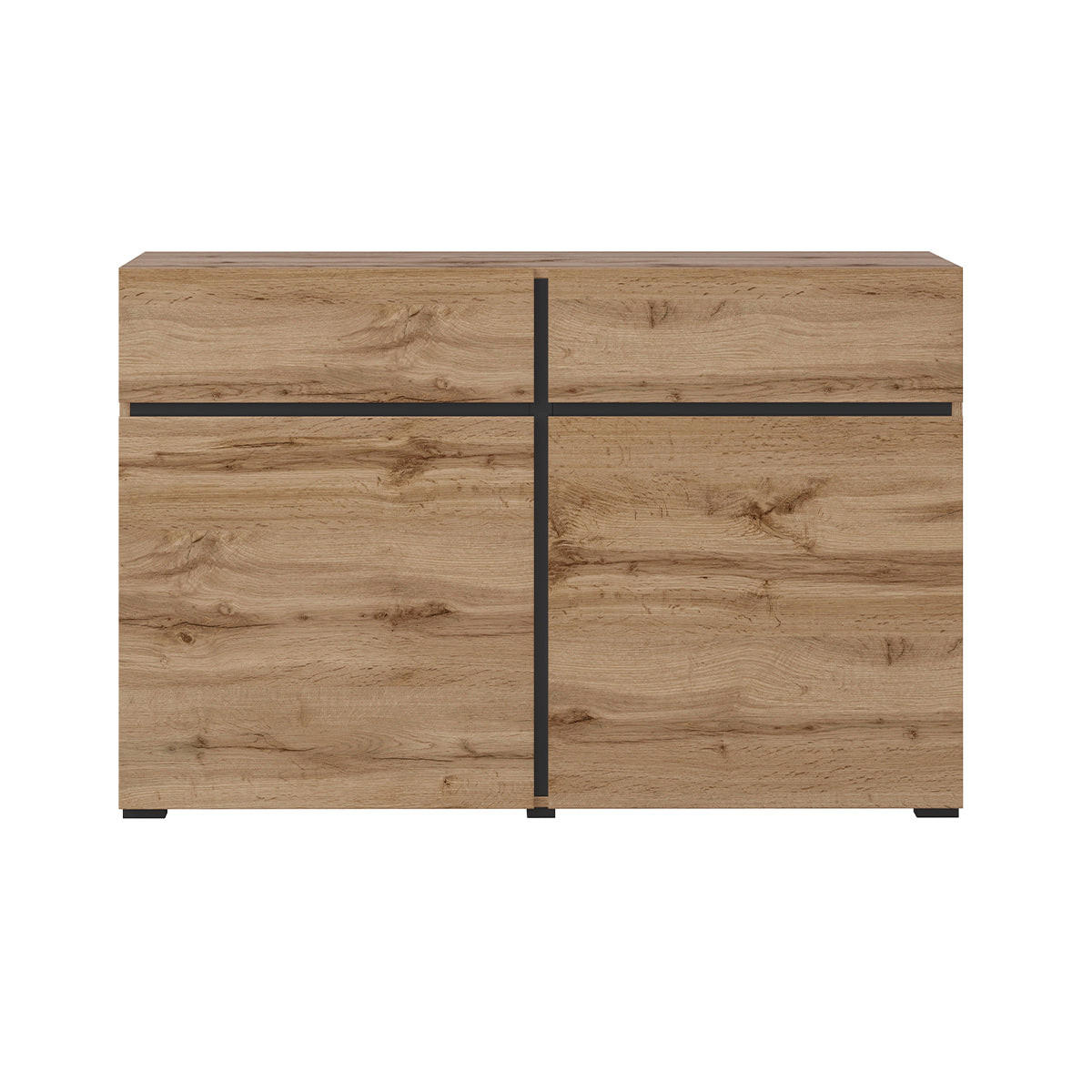 KOMODA Lilia Les - rjava, leseni material (119/78/40cm) - Petits-meubles