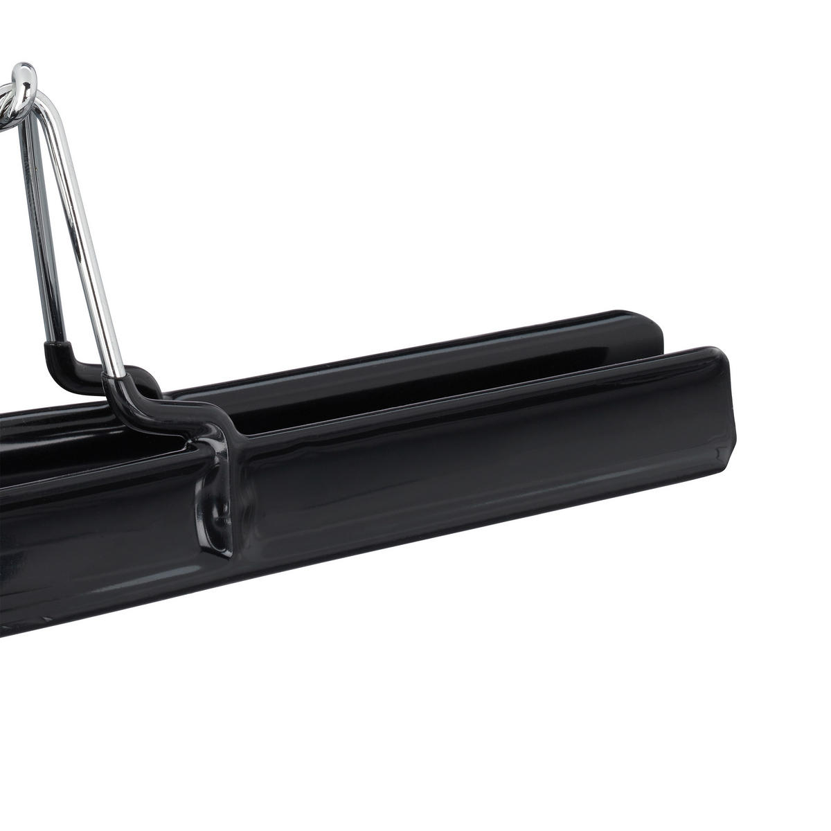 VĚŠÁK na kalhoty - černá, kov/plast (26/15.8/3cm) - Relaxdays