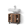 WASCHBECKENUNTERSCHRANK Fucino Antikholz 60 x 54 cm - Eichefarben, Holzwerkstoff (60/54/32cm) - Livinity®