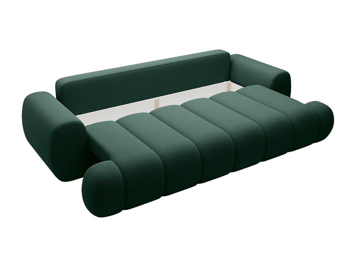 SCHLAFSOFA - 4 Personen - stoff - tannengrün Fridora - Waldgrün, Textil (263/81/110cm) - Vente-Unique
