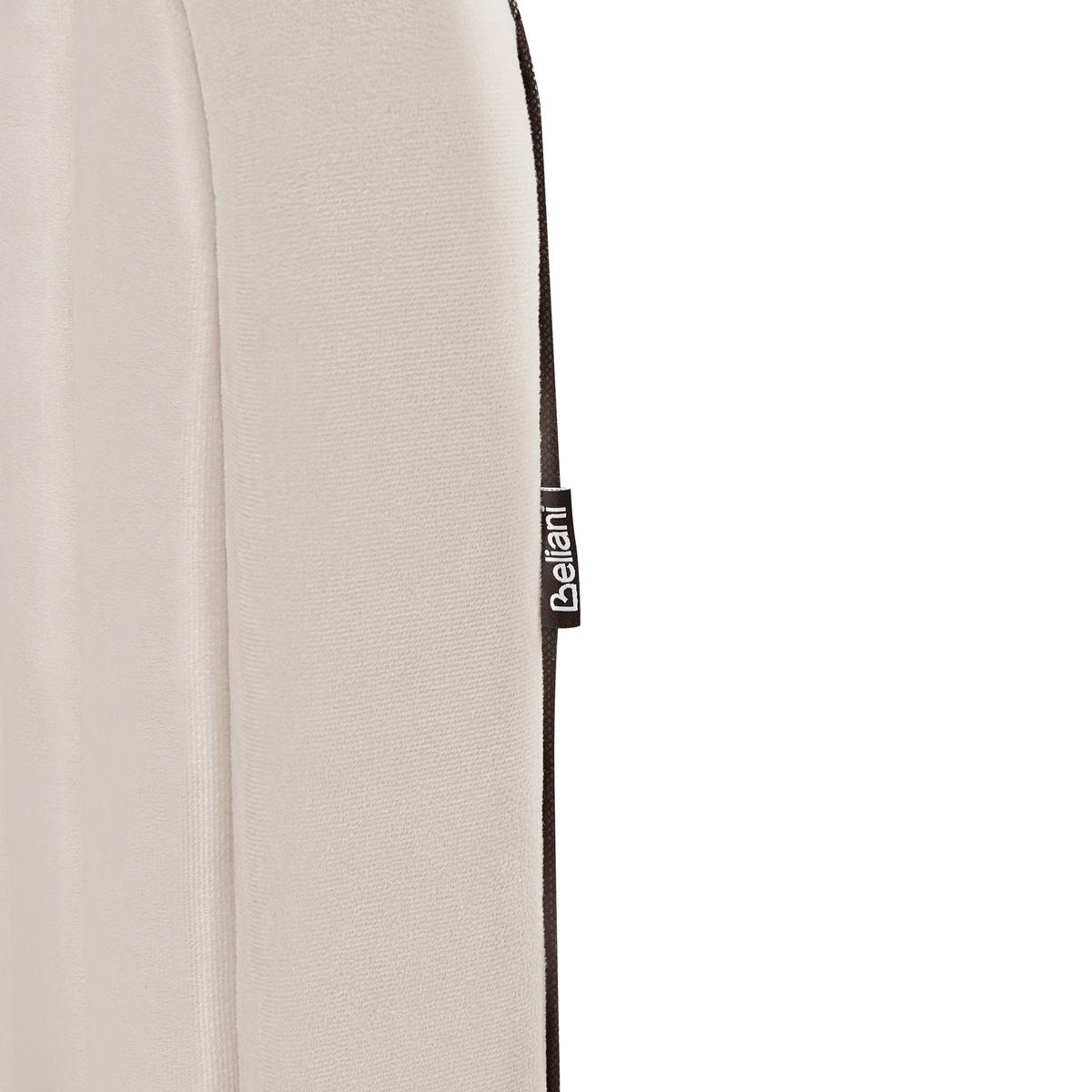 BETT mit Lattenrost 160/200 cm Beige Brin - Beige/Schwarz, Textil (160/200cm) - Beliani