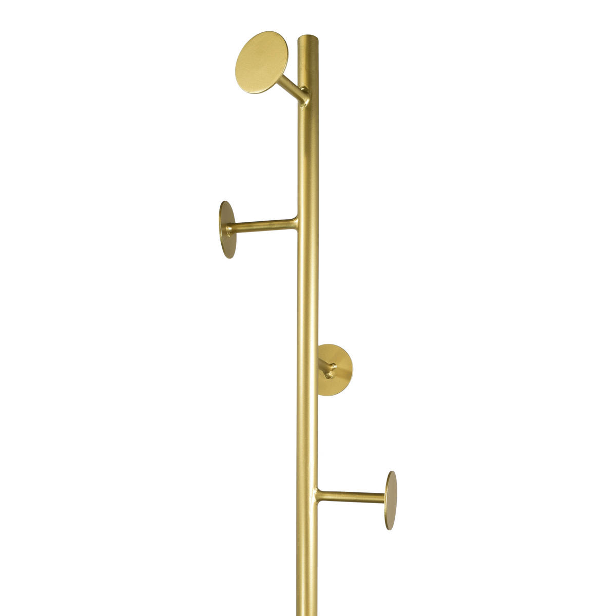 KLEIDERABLAGE Bern Gold - Goldfarben, Metall (27/170/27cm) - LOFT42