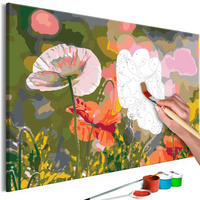 MALEN NACH ZAHLEN 50/40 cm - Multicolor, Textil (1.4/40cm) - KUNSTLOFT