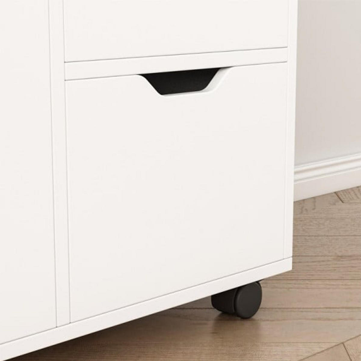 STANDKABINETT, weiß 60/70/35cm - Weiß, Holzwerkstoff (60/70/35cm)