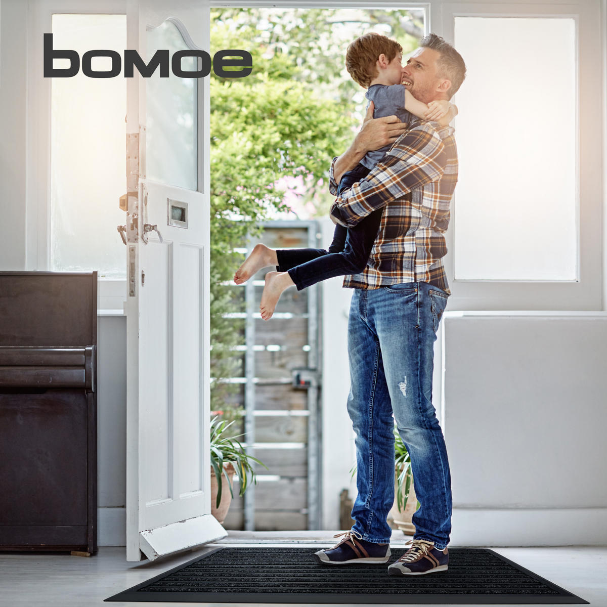 ALU-FUSSMATTE AluGant DL - Anthrazit, Metall (100/70cm) - BoMoe