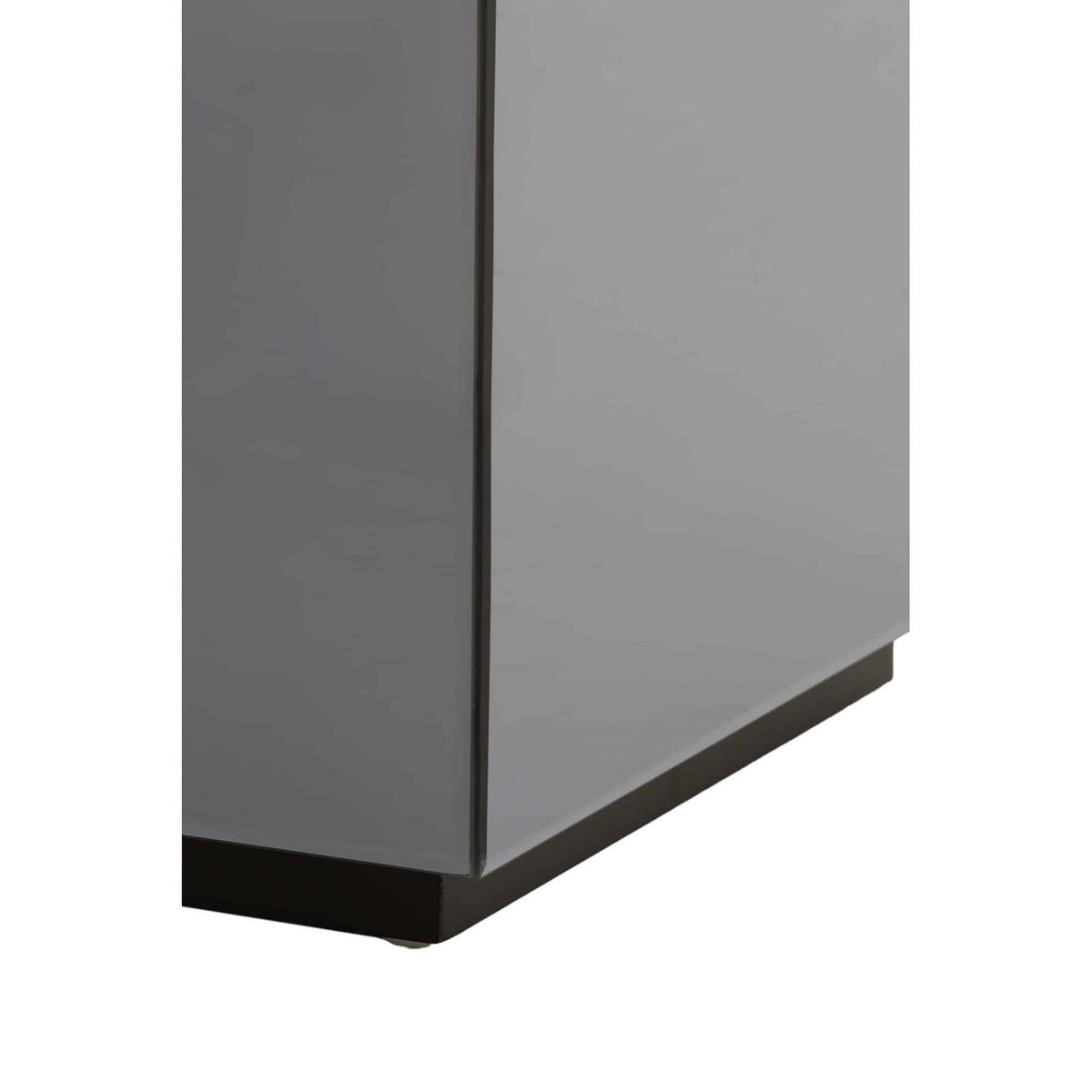 BEISTELLTISCH Daxton Grau 40/40/40 cm - Grau, Glas (40/40/40cm) - Light & Living