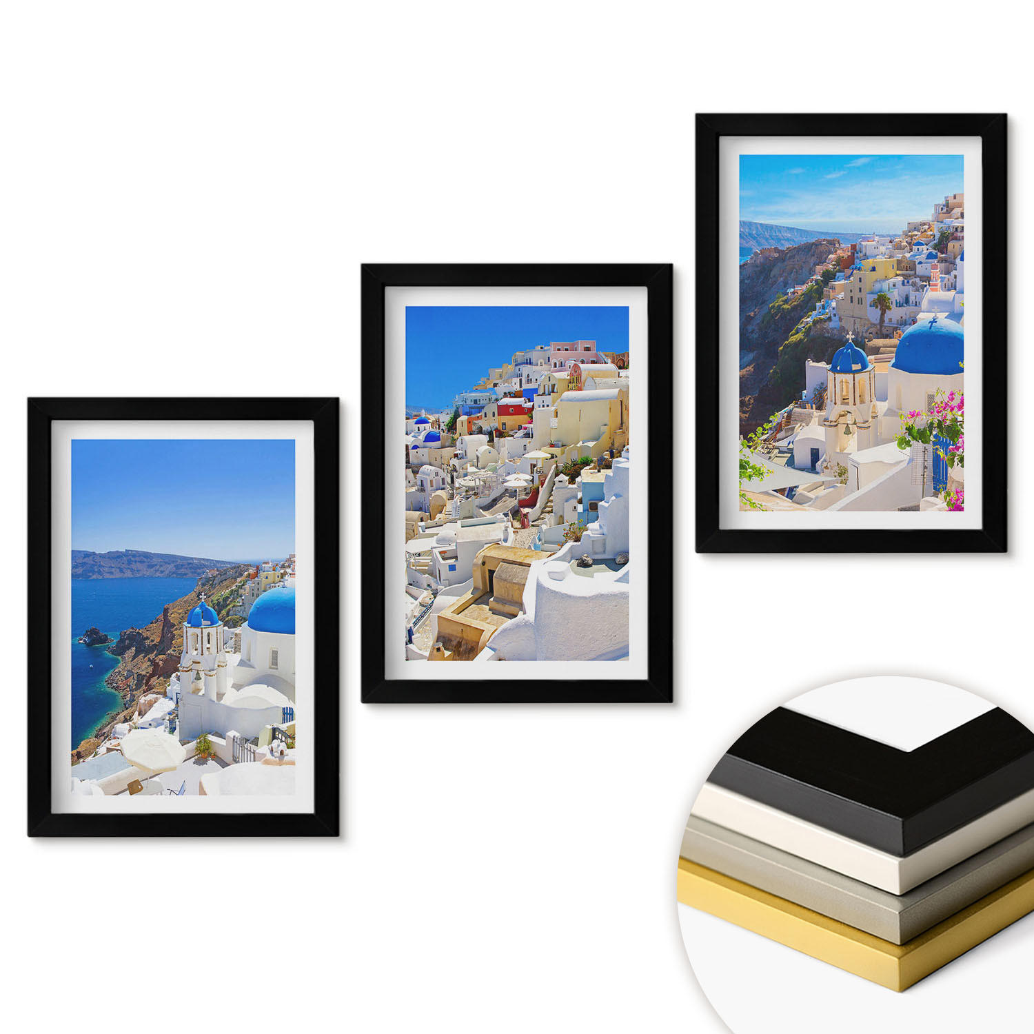 ArtPrintCave Wandbilder Schwarz 20x30 cm