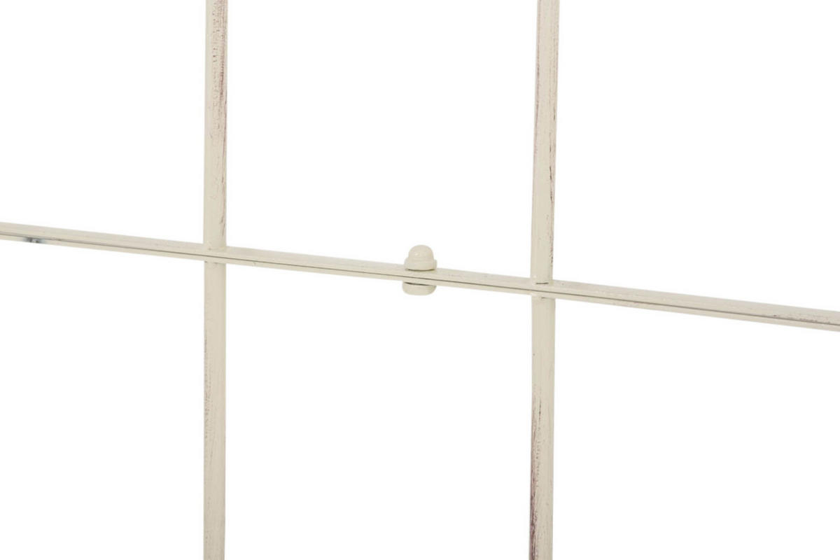 RANKGITTER 2er Set Metall antik-creme - Creme, Metall (85.5/170/2cm) - CLP