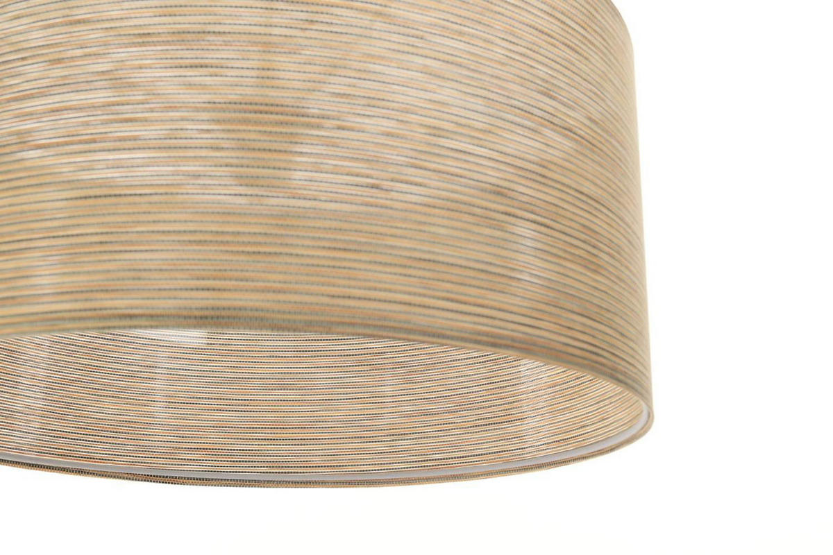 HÄNGELEUCHTE Grau 60/30 cm - Beige/Grau, Kunststoff (60/1/30cm) - ONZENO