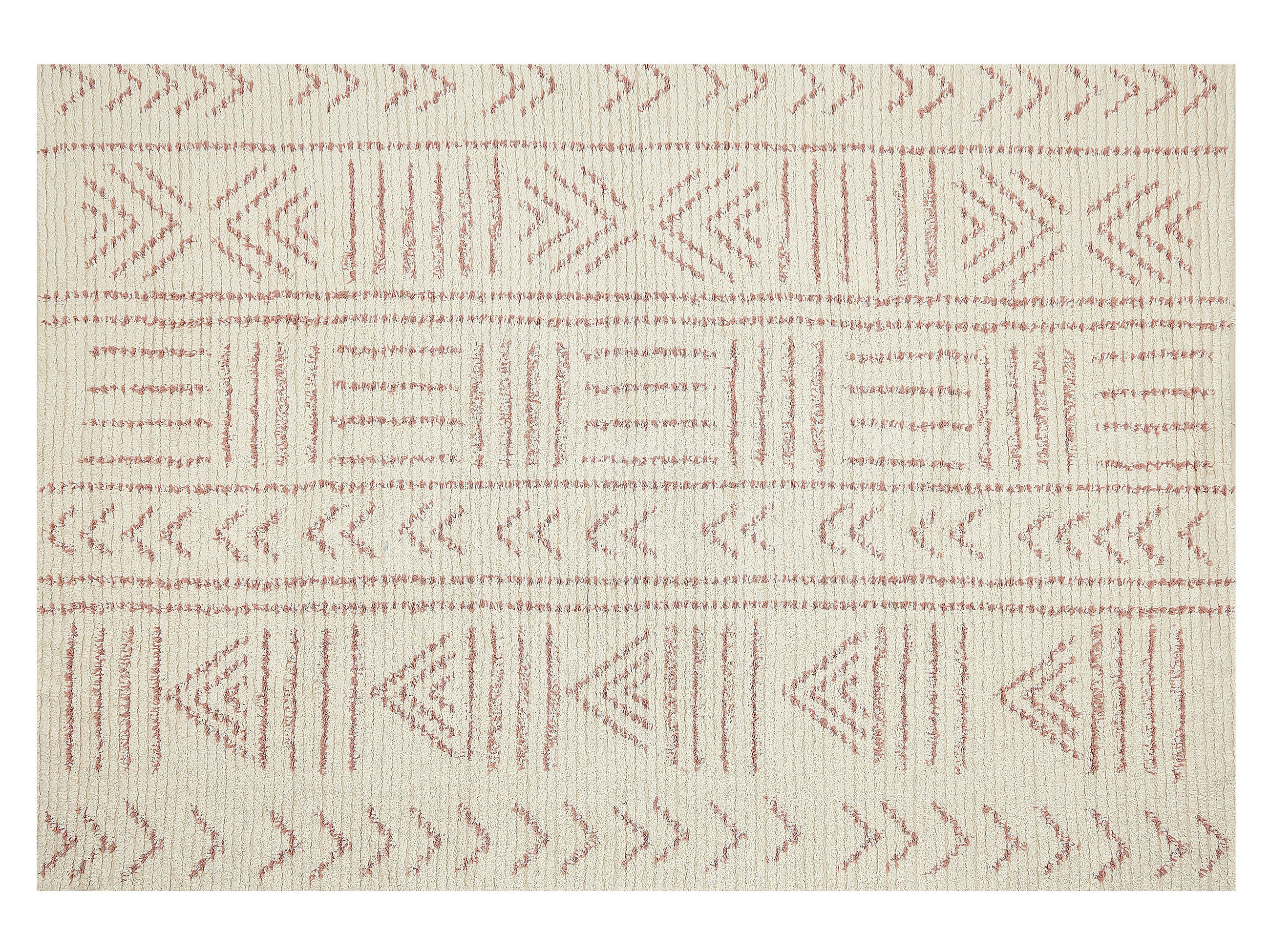 KURZFLOR-TEPPICH Edirne 200/140 cm - Beige, Textil (140/200cm) - Beliani