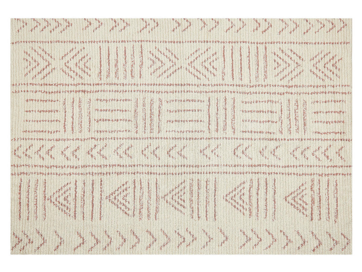 KURZFLOR-TEPPICH Edirne 200/140 cm - Beige, Textil (140/200cm) - Beliani