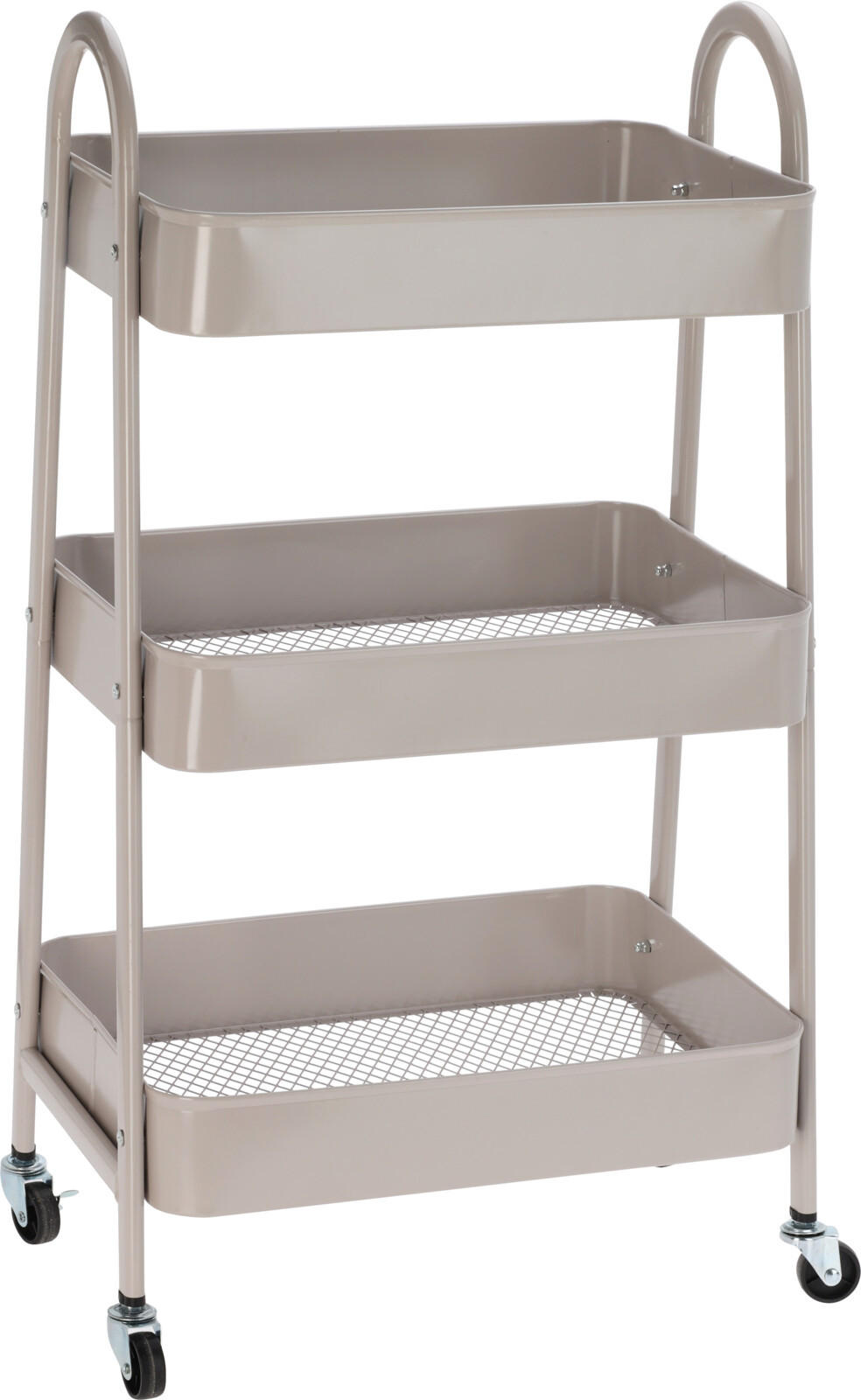 SERVIERWAGEN Basic Beige 32/9/45 cm Metall - Beige, Metall (32/45/9cm) - Mondex