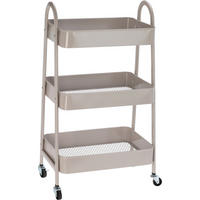 SERVIERWAGEN Basic Beige 32/9/45 cm Metall - Beige, Metall (32/45/9cm) - Mondex