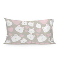 KISSENBEZUG kitty 50x75 cm mehrfarbig - Multicolor, Textil (50/75cm) - Happy Friday