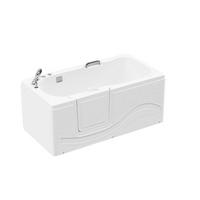 SENIORENBADEWANNE liegend mit Whirlpoolfunktion VITAL M - 153 x 76 cm Links - Weiß, Kunststoff (153/64/76cm) - Home Deluxe