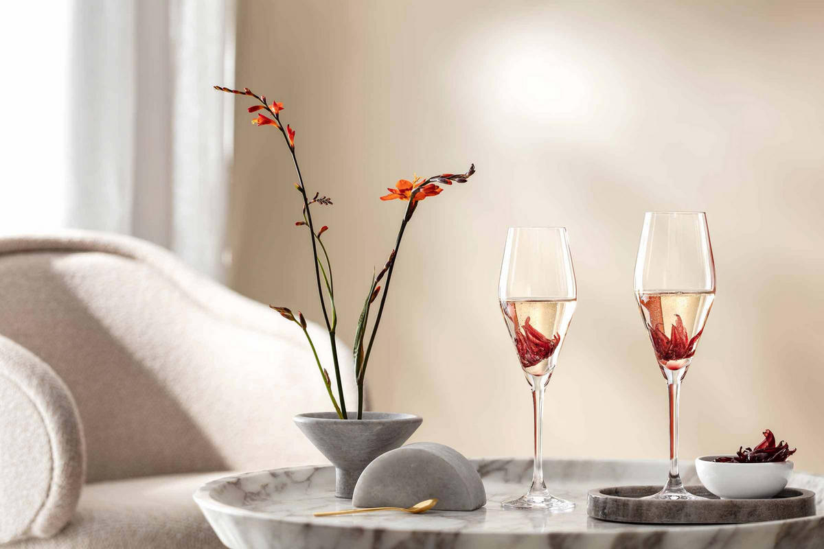 CHAMPAGNERGLÄSER La Divina transparent 260 ml 4er Set - Transparent, Glas (0.26L) - Villeroy & Boch