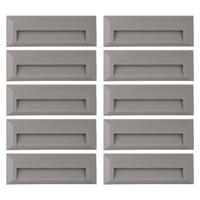 LED AUSSENLEUCHTE Stufenleuchte Grau - Grau, Kunststoff (2.8/23/8cm)