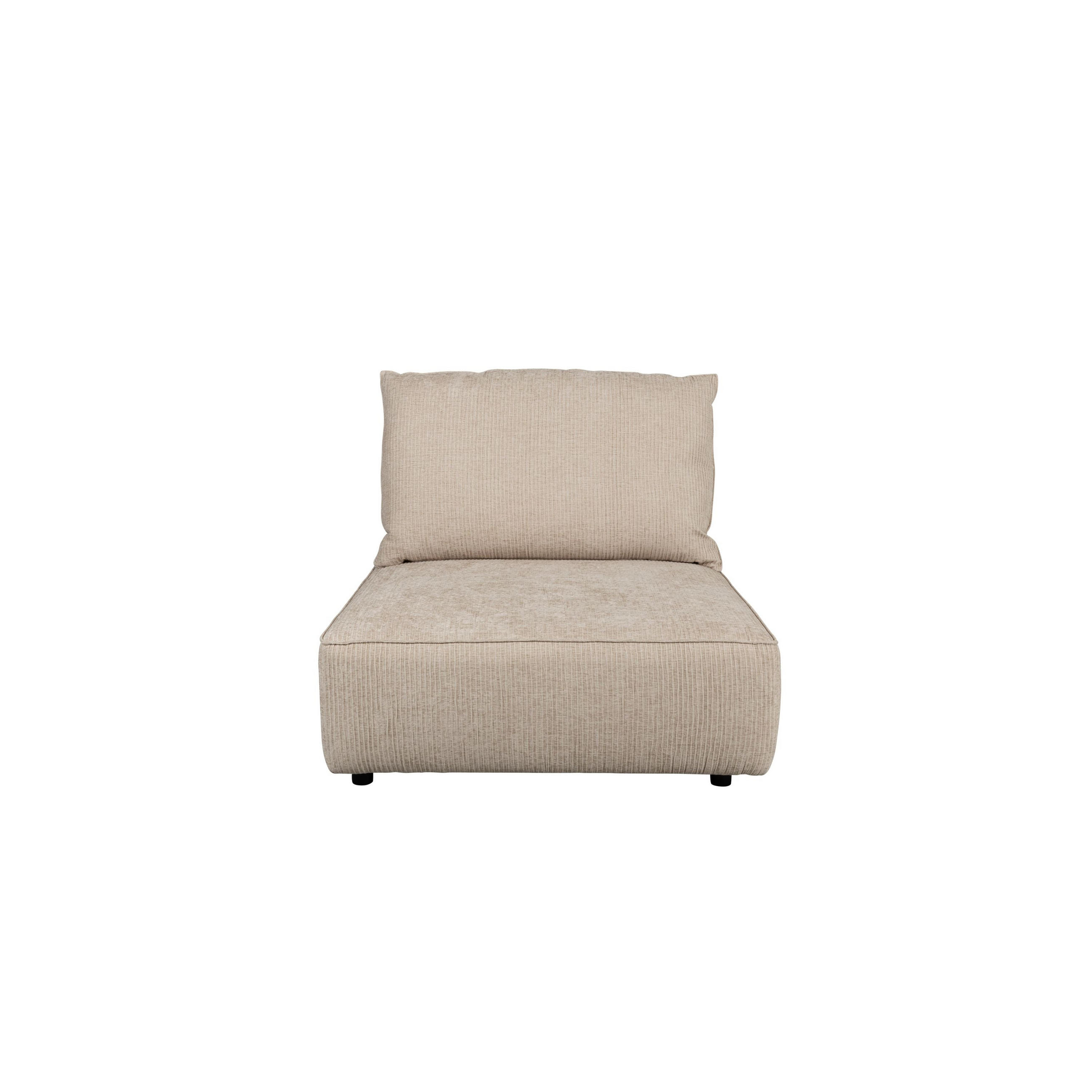 SOFA ELEMENT Hunter Rückenlehne Sand/ Beige - Beige, Textil (99/87/100cm) - Zuiver