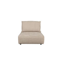 SOFA ELEMENT Hunter Rückenlehne Sand/ Beige - Beige, Textil (99/87/100cm) - Zuiver