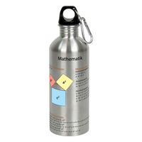 TRINKFLASCHE Cool Bottle - Mathematik, 600 ml - Naturfarben, Keramik (0.6L) - Könitz