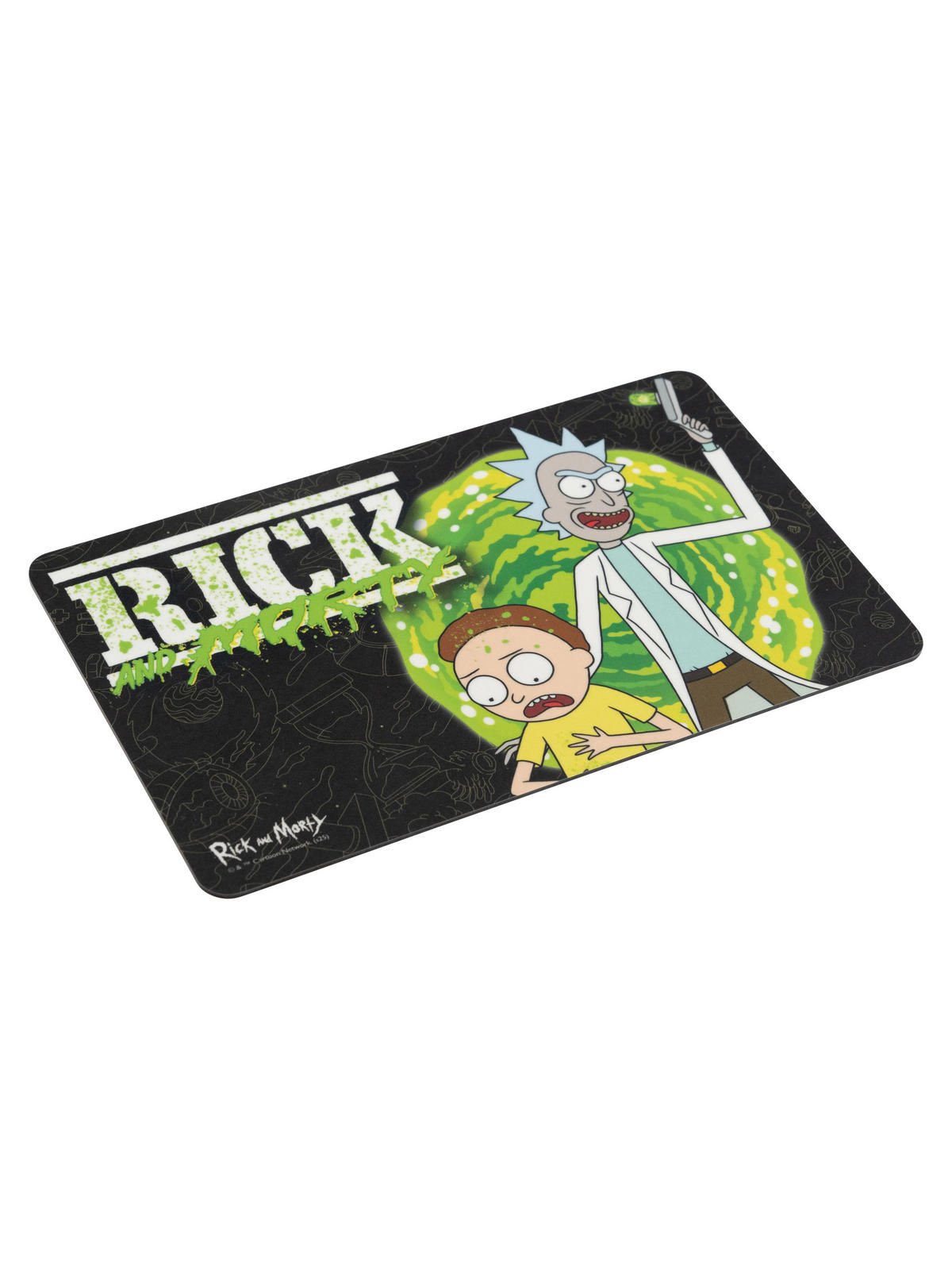 BRETTCHEN Rick and Morty Teleport Schwarz 14,5 x 23,5 cm - Schwarz, Kunststoff (14.5/23.5cm) - United Labels