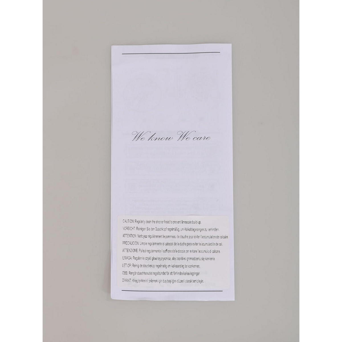 HANDBRAUSE mit Stoppfunktion Chrom 3 Strahlarten - Silberfarben, Metall (4/24.5/9cm)