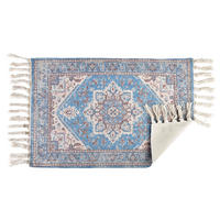 TEPPICH Orient Blau 90/60/2 cm Textilien - Blau, Textil (60/90cm) - Mondex
