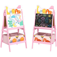 KINDERTAFEL - Rosa, Holzwerkstoff (49/113/53.5cm) - AIYAPLAY