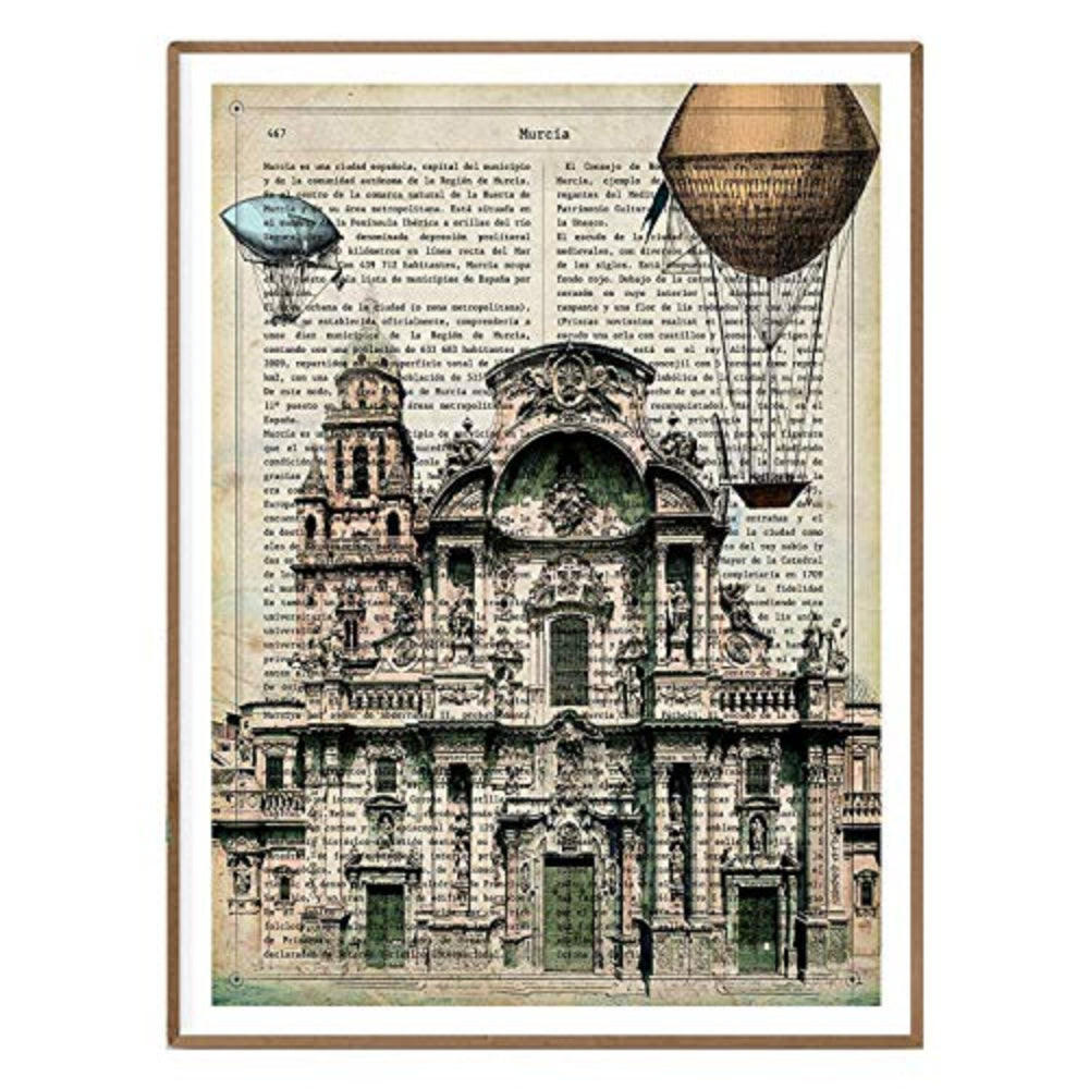 POSTER Vintage Von Murcia. A4 Rahmenlos - Klar, Papier (29.7/5/21cm) - Nacnic