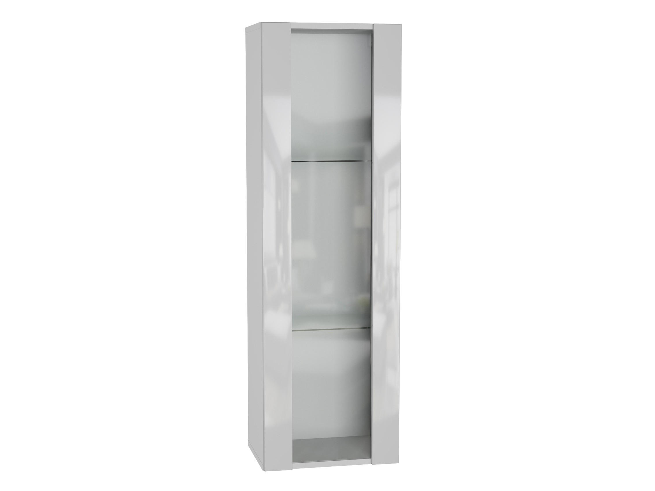 HÄNGESCHRANK Weiß, Weiß Hochglanz 40/126/29 - Weiß Hochglanz/Weiß, Holzwerkstoff (40/126/29cm) - RAUMHIRSCH FURNITURE