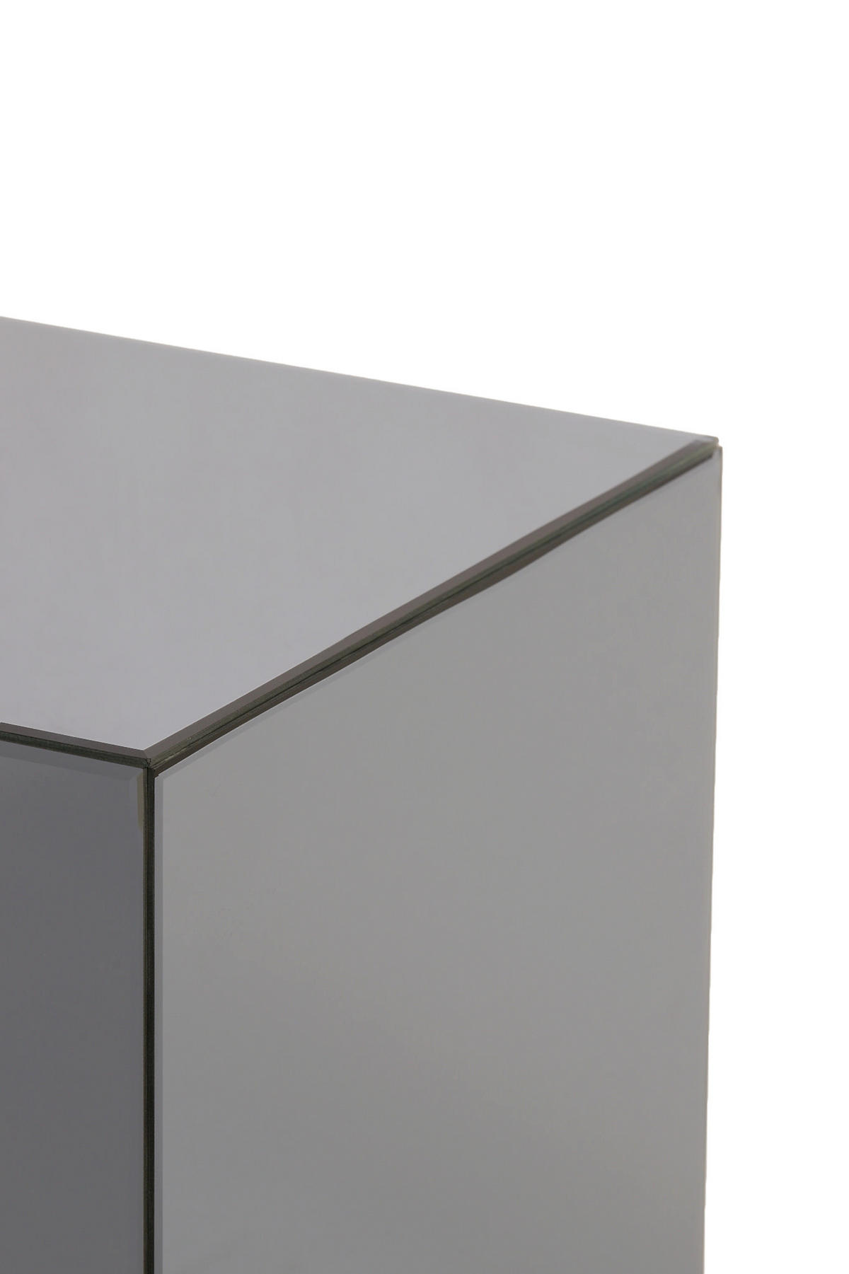 TISCH Daxton - Grau - 30/30/80 cm - Grau, Glas (30/30/80cm) - Light & Living