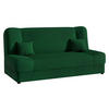 SCHLAFSOFA Jonas - Waldgrün, Holz/Textil (195/86/87cm) - MIRJAN24