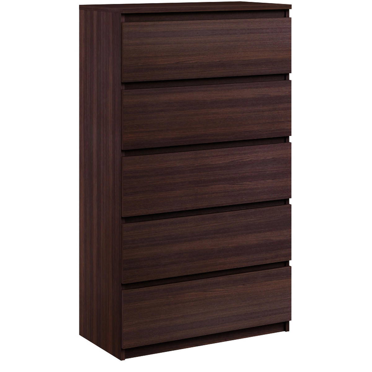 KOMMODE bella5 - Wengefarben, Holzwerkstoff (70/121/35cm) - roe furniture