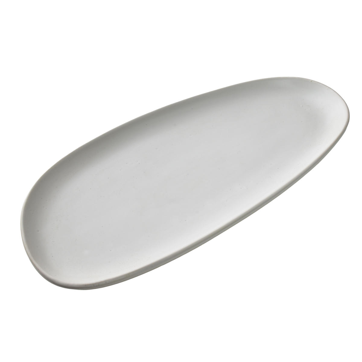 SERVIERPLATTE Basic Nature Weiß 31,5x14x2,5 cm Keramik - Weiß, Keramik (14/2.5/31.5cm) - Mondex