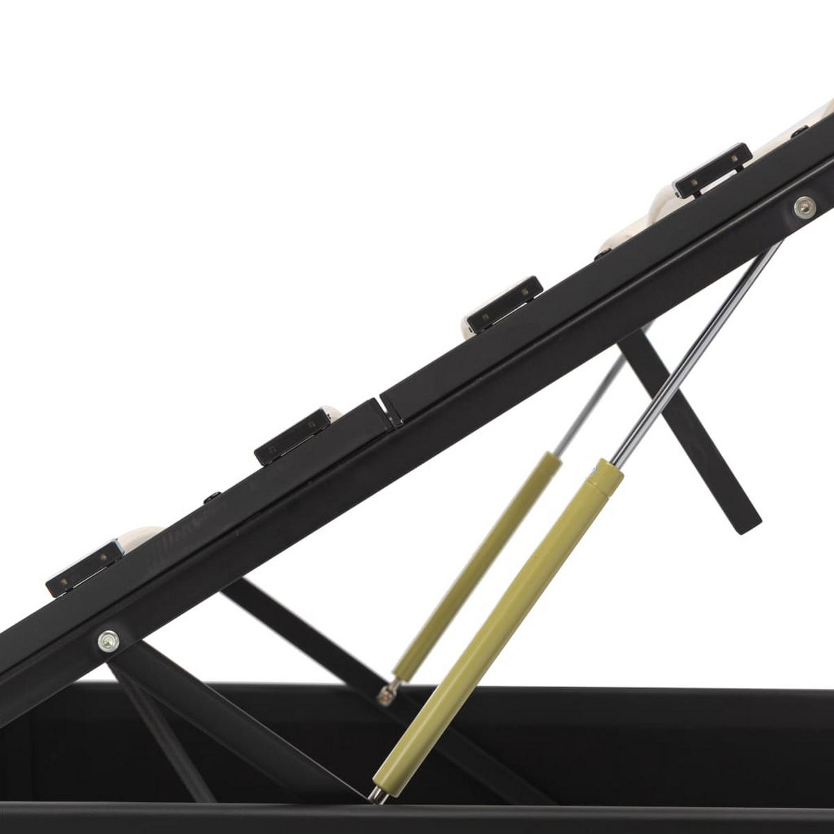 METALLBETT Jamison 148/211 cm - Schwarz, Metall (140/200cm) - Nettlife