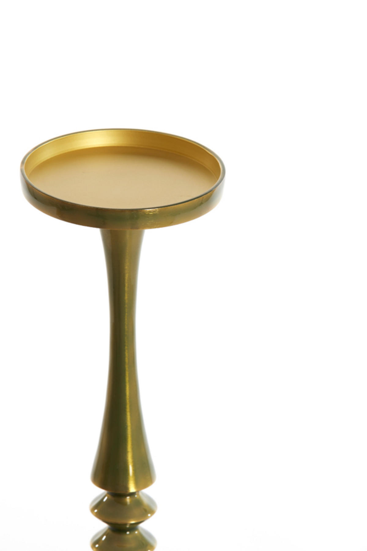 KERZENSTÄNDER MISTRY Grün Ø11x51cm - Grün, Metall (11/52/11cm) - Light & Living