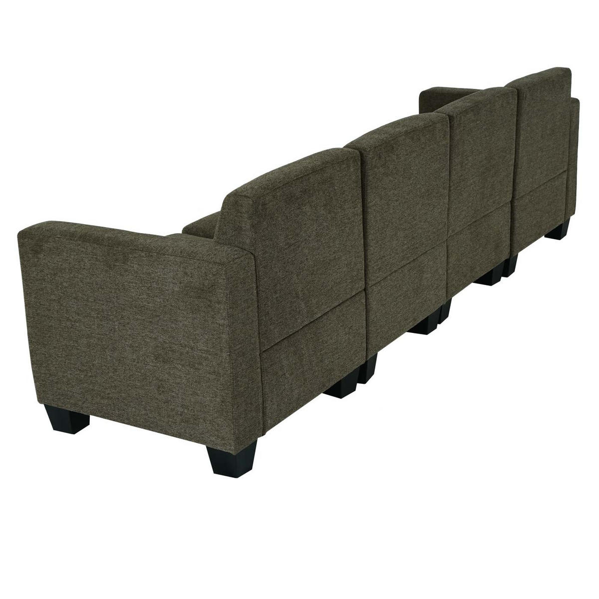 4-SITZER SOFA COUCH Braun - Braun, Textil (250/76/72cm) - MCW