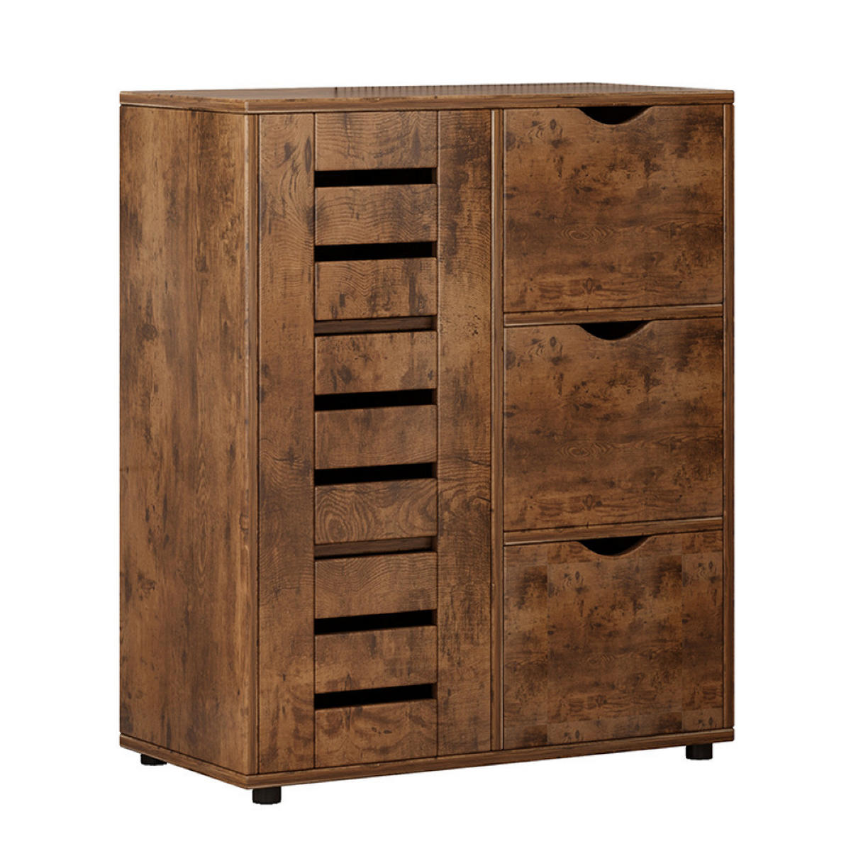 KOMMODE, braun 60/30/80cm - Braun, Holzwerkstoff (60/80/30cm)