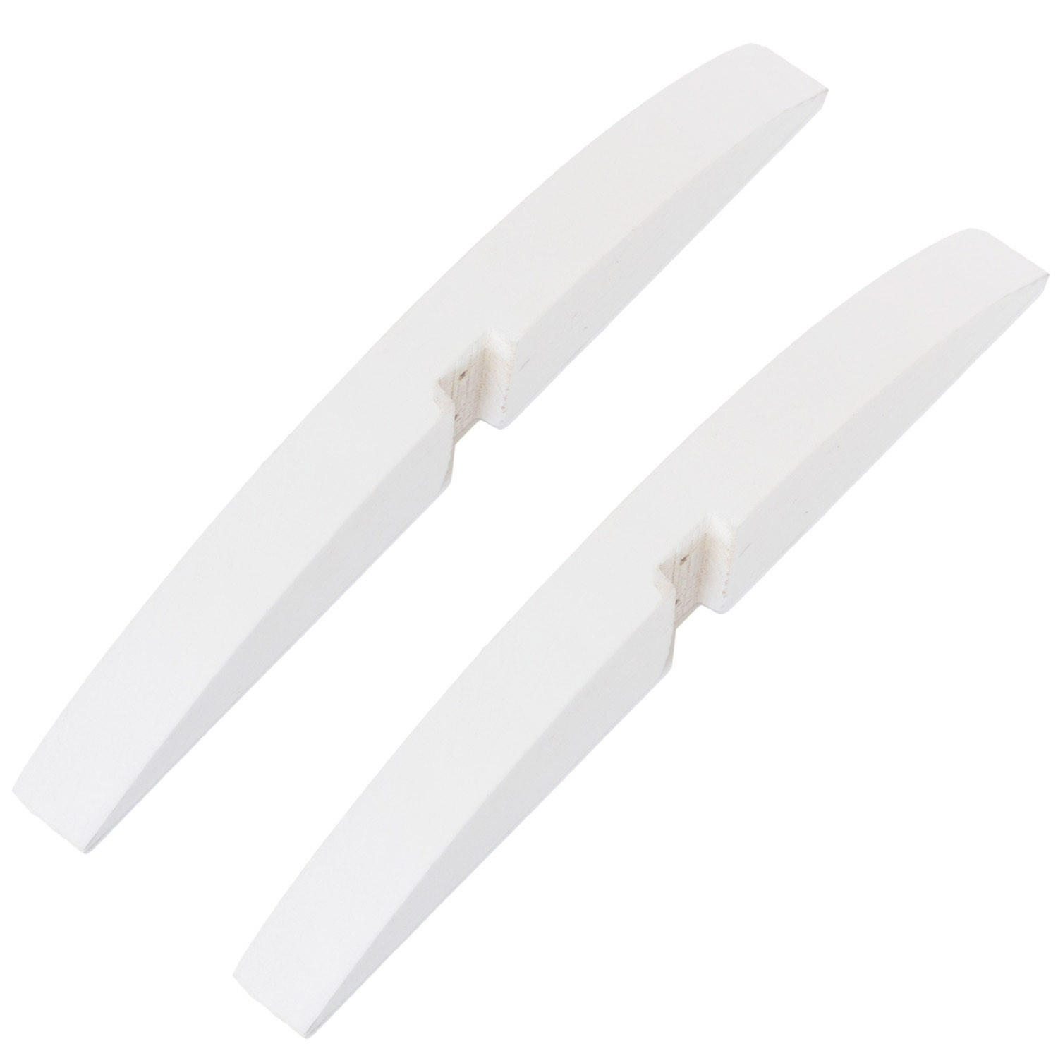PARAVENT Standfuß weiß 2er Set Weiß für Raumteiler - Weiß, Holz (33/2/2cm) - Homestyle4u